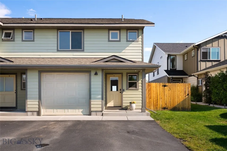 Exterior view of 5757 Saxon Way Unit C in Bozeman, Montana